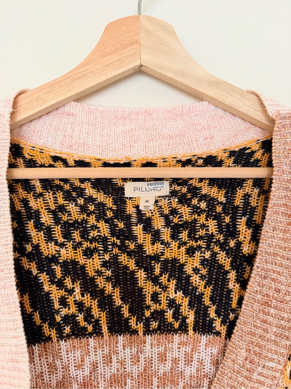 Pilcro Oversized Patchwork Cardigan - Picture 2 of 10